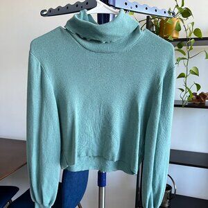 Aritzia Wilfred Rebecca Cropped Turtleneck (Size S)
